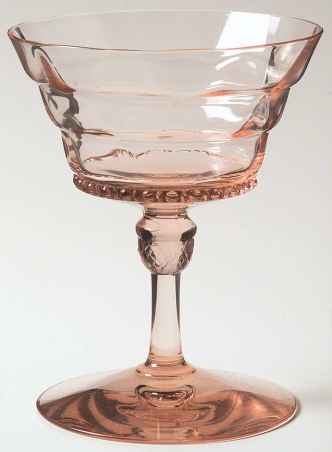 Charter Oak Pink Champagne/Tall Sherbet by Heisey-1
