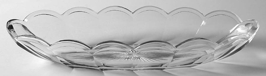 Colonial Clear (Stem 373-341) 12" Oval Celery by Heisey-1