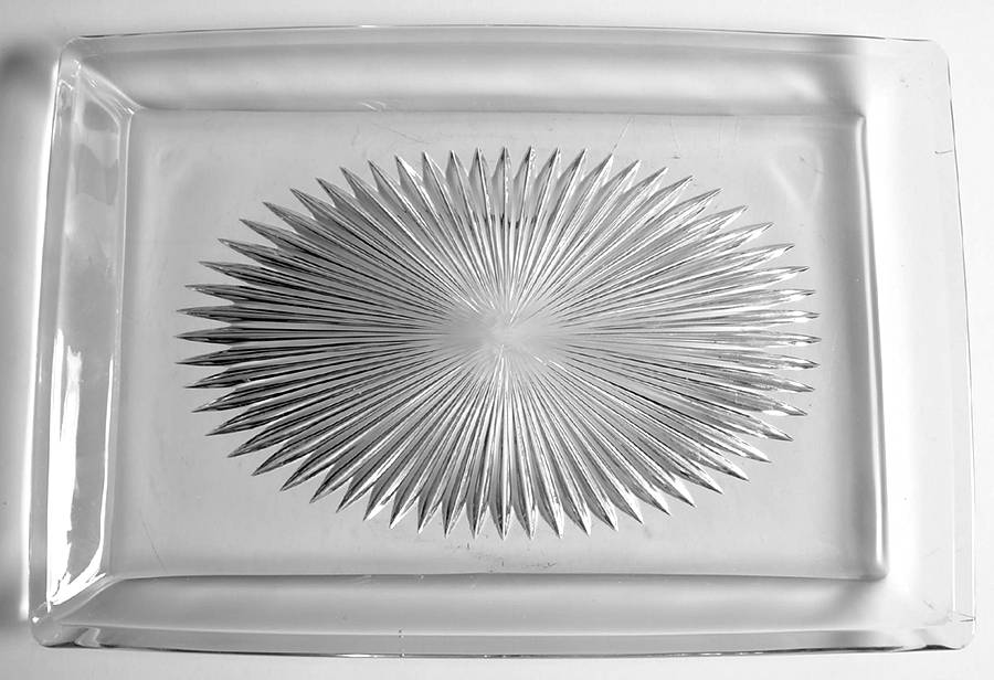 Colonial Clear (Stem 373-341) Rectangular Dresser Tray by Heisey-1