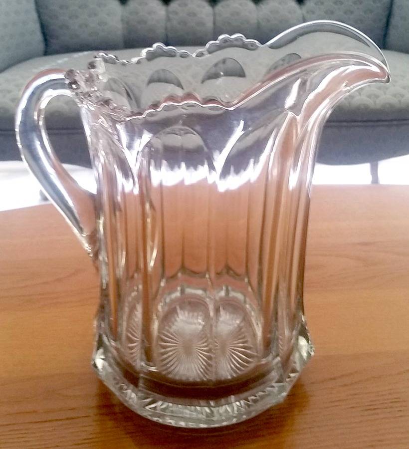 Colonial Clear (Stem 373-341) Tankard Jug by Heisey-1