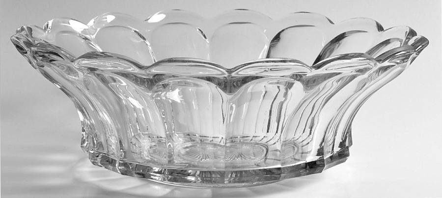 Colonial Clear (Stem 373-341) 12" Nappy by Heisey-1
