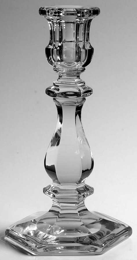 Colonial Clear (Stem 373-341) 7" Single Light Candlestick by Heisey-1