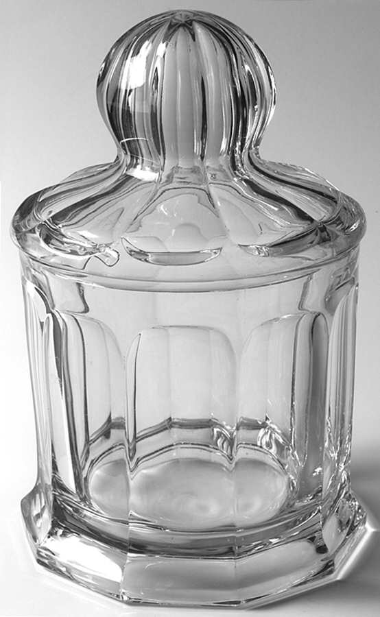 Colonial Clear (Stem 373-341) 2 Quart Crushed Fruit with Lid by Heisey-1