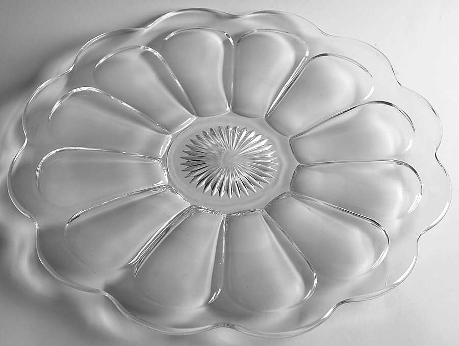 Colonial Clear (Stem 373-341) 13" Sandwich Plate by Heisey-1