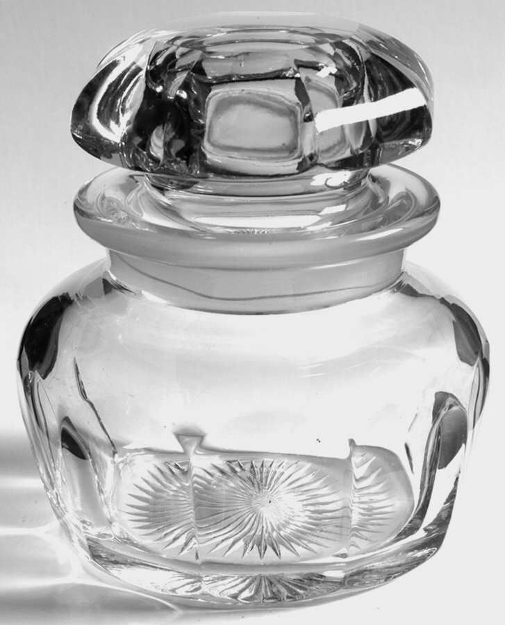 Colonial Clear (Stem 373-341) Pickle Jar & Lid by Heisey-1