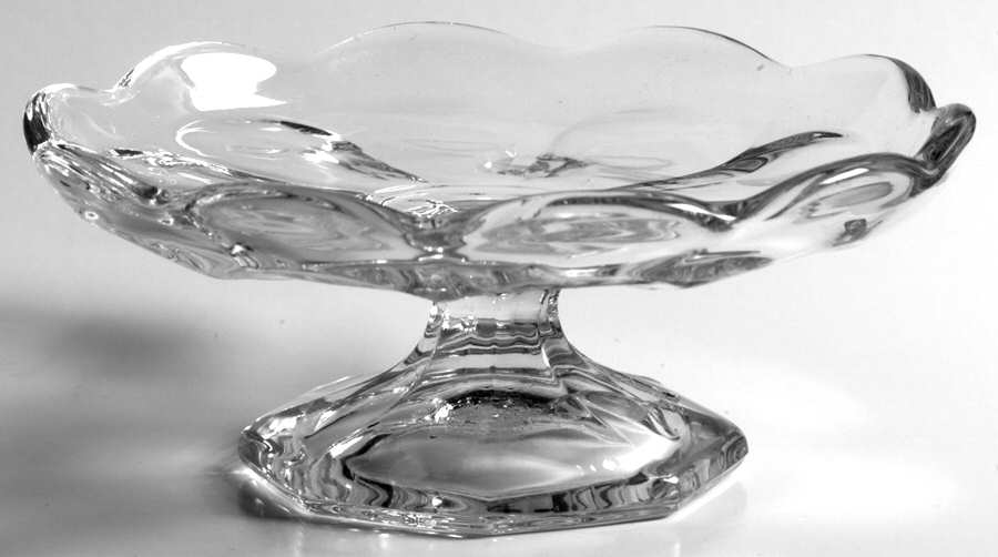 Colonial Clear (Stem 373-341) Cheese Stand by Heisey-1