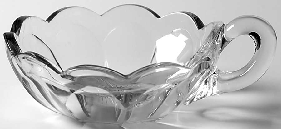 Colonial Clear (Stem 373-341) Open Flat Handled Jam/Jelly by Heisey-1