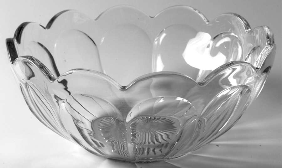 Colonial Clear (Stem 373-341) 8" Nappy by Heisey-1