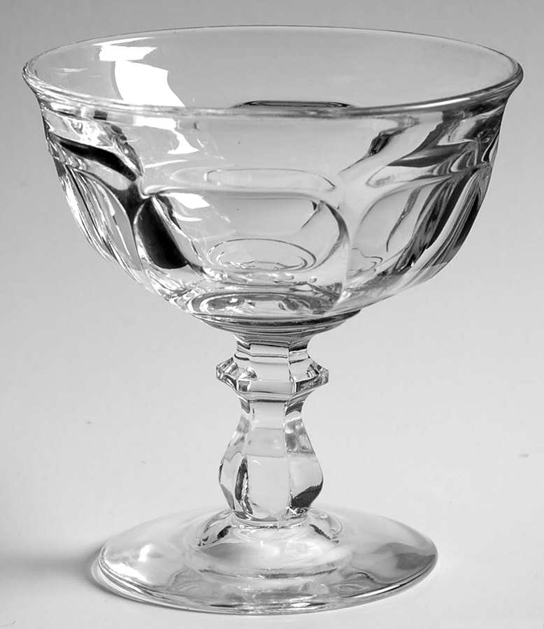 Colonial Clear (Stem 373-341) Low Sherbet by Heisey-1