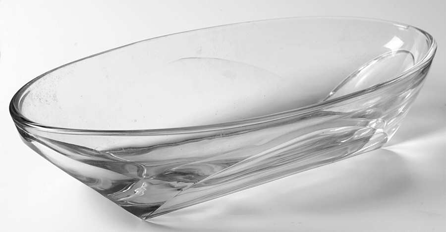 Coleport Clear 14" Oval Bowl by Heisey-1