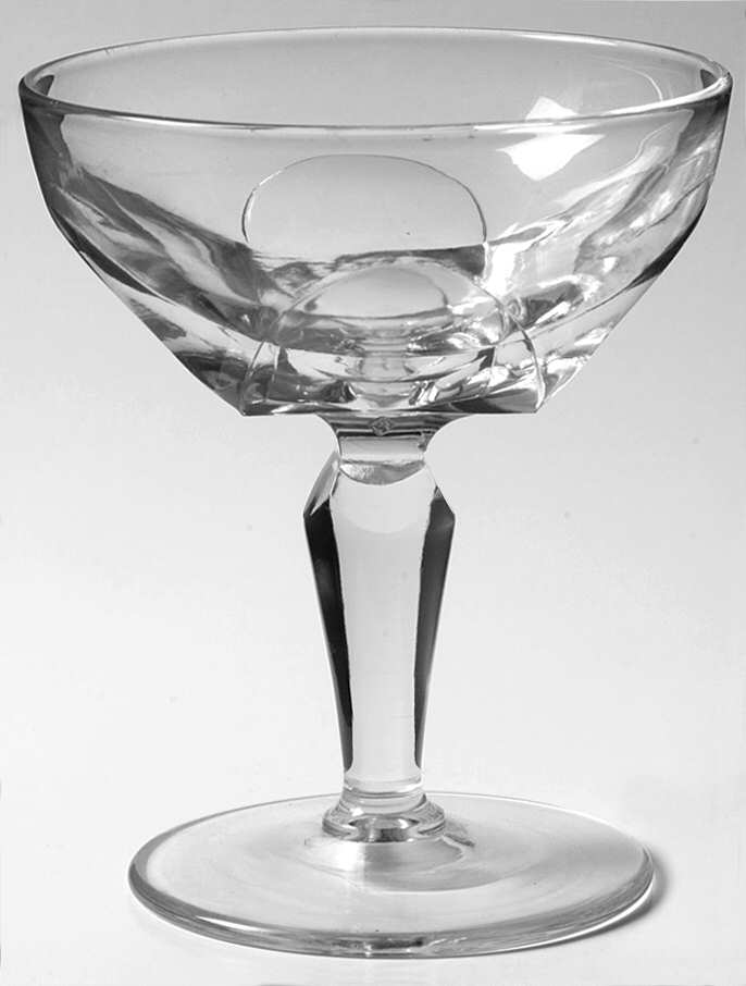 Coleport Clear Champagne/Tall Sherbet by Heisey-1