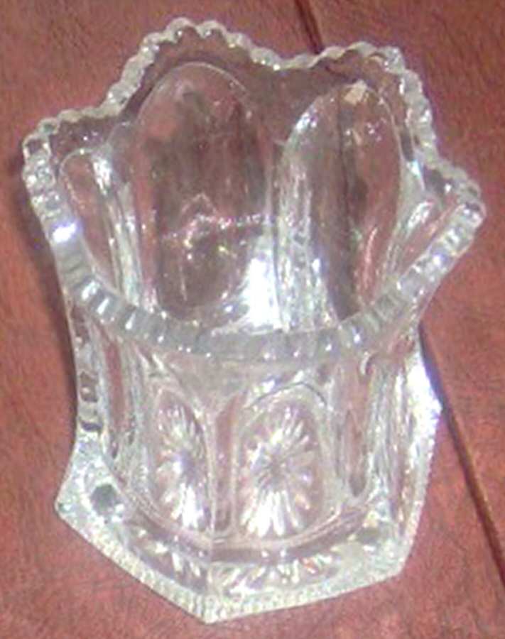 Colonial Clear (Stem 300, 300-1-2) Open Spooner by Heisey-1