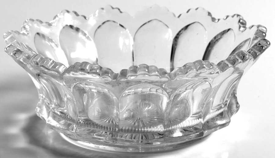 Colonial Clear (Stem 300, 300-1-2) 6" Nappy by Heisey-1
