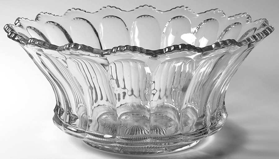 Colonial Clear (Stem 300, 300-1-2) Punch Bowl by Heisey-1