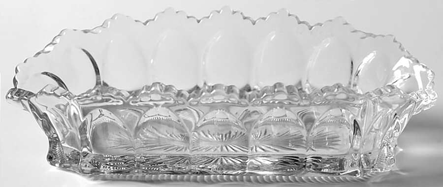 Colonial Clear (Stem 300, 300-1-2) Spoon Tray by Heisey-1