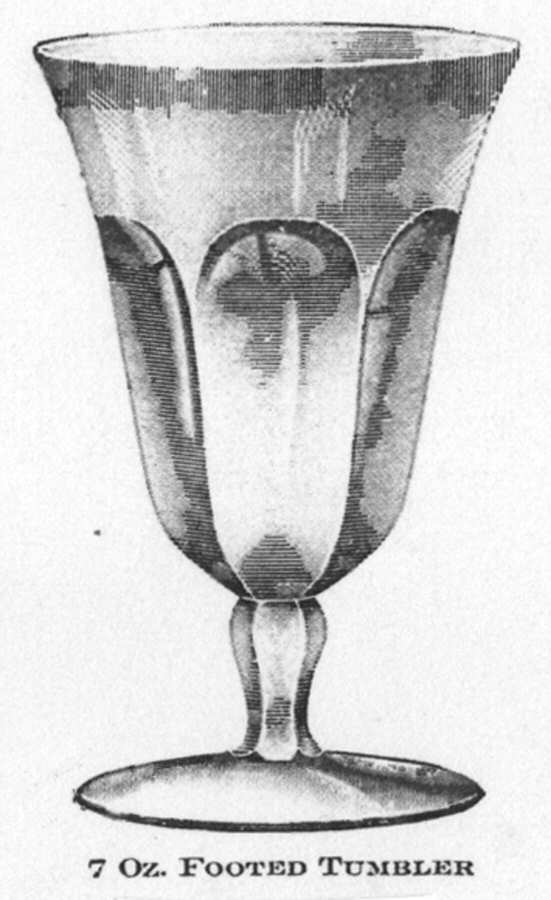 Colonial Clear (Stem 359, Non Optic) Low Water Goblet by Heisey-1