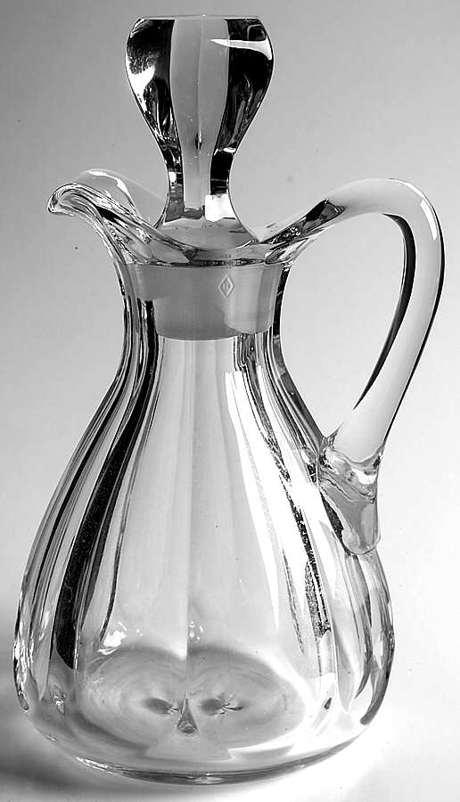 Priscilla (Stem 351) Ketchup Bottle & Metal Lid by Heisey-1