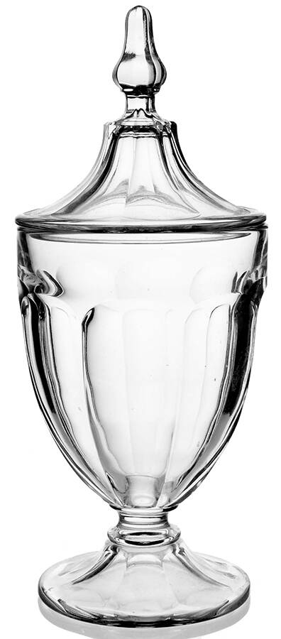 Medium Flat Panel (Stem #353) Candy Jar & Lid by Heisey-1