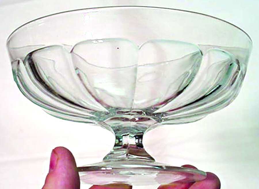Medium Flat Panel (Stem #353) Almond by Heisey-1