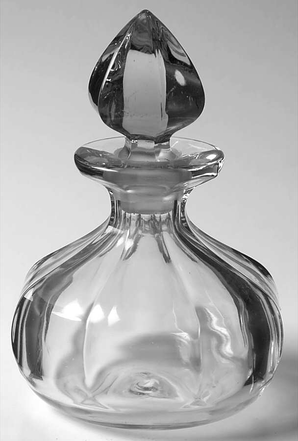 Medium Flat Panel (Stem #353) Cologne Bottle & Stopper by Heisey-1