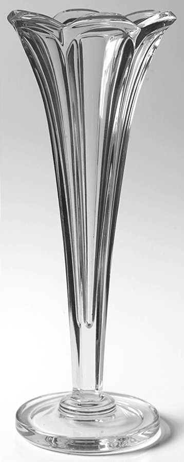 Medium Flat Panel (Stem #353) 12" Trumpet Vase by Heisey-1