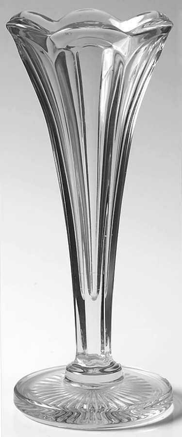 Medium Flat Panel (Stem #353) 8" Trumpet Vase by Heisey-1