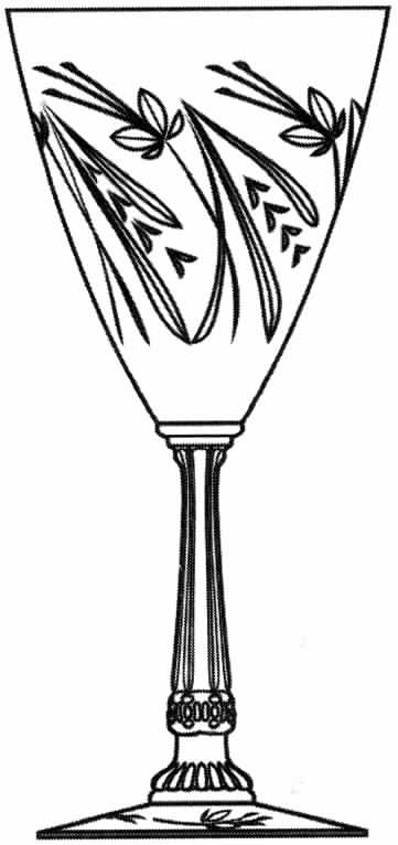 Continental (Stem #3389) Water Goblet by Heisey-1