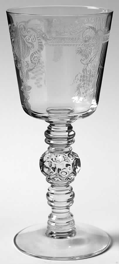Concord Clear Water Goblet by Heisey-1