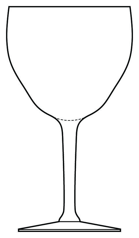 Continental (Stem 5023, Plain Bowl) Water Goblet by Heisey-1