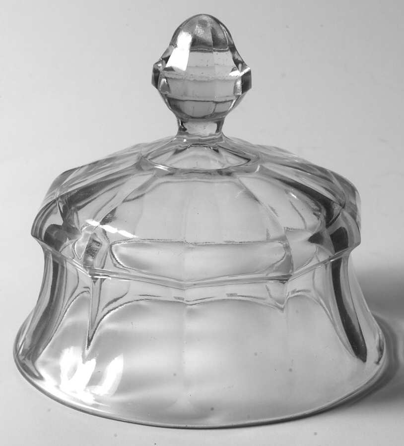 Continental (Stem 339, Colonial) Lid for Round Butter by Heisey-1