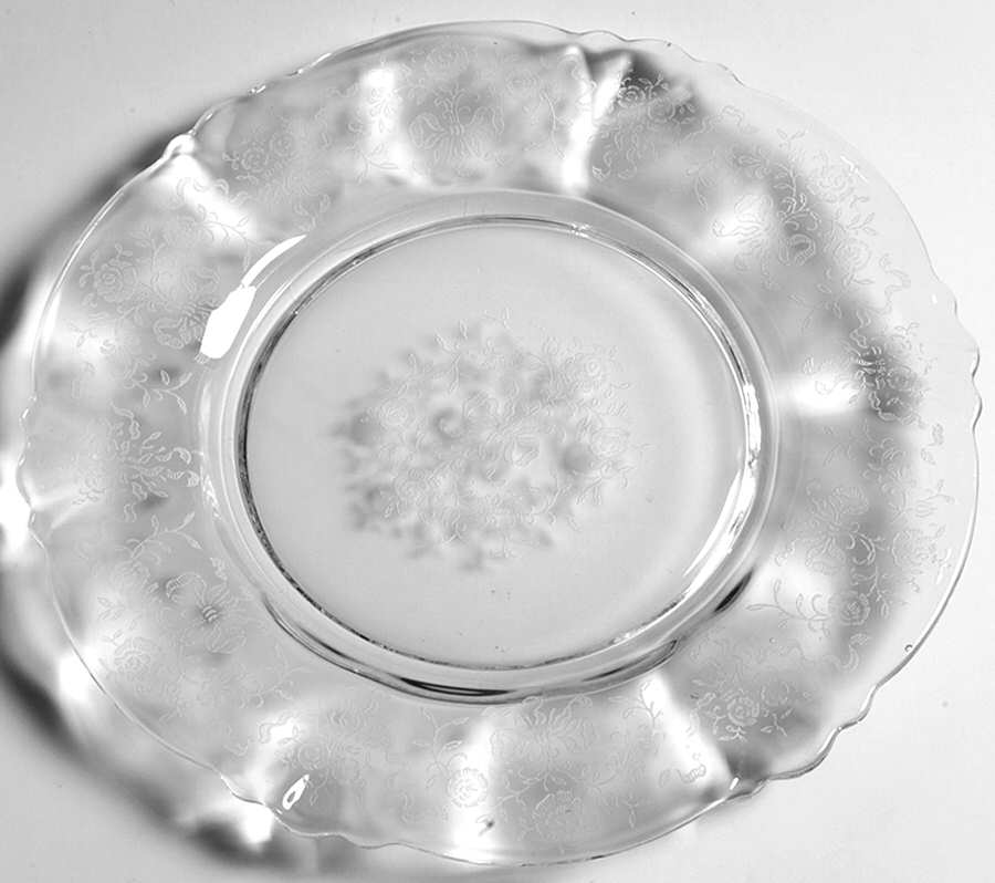 Crinoline Luncheon Plate by Heisey-1