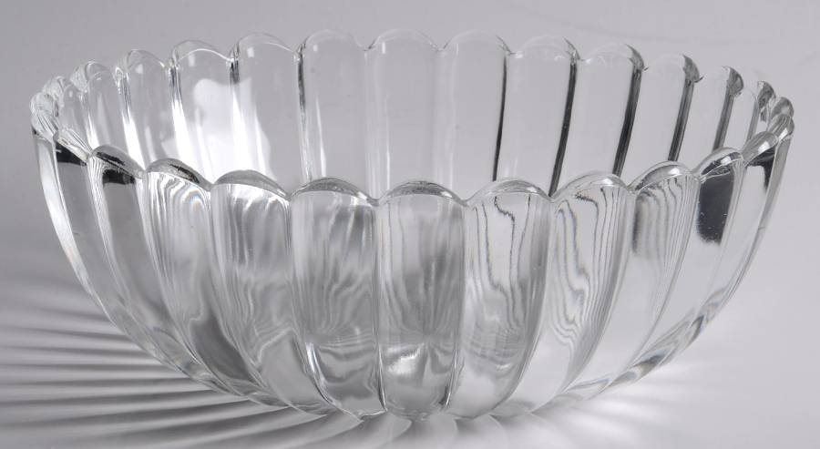 Crystolite (Pressed & Thin Blown) 8" Nappy by Heisey-1