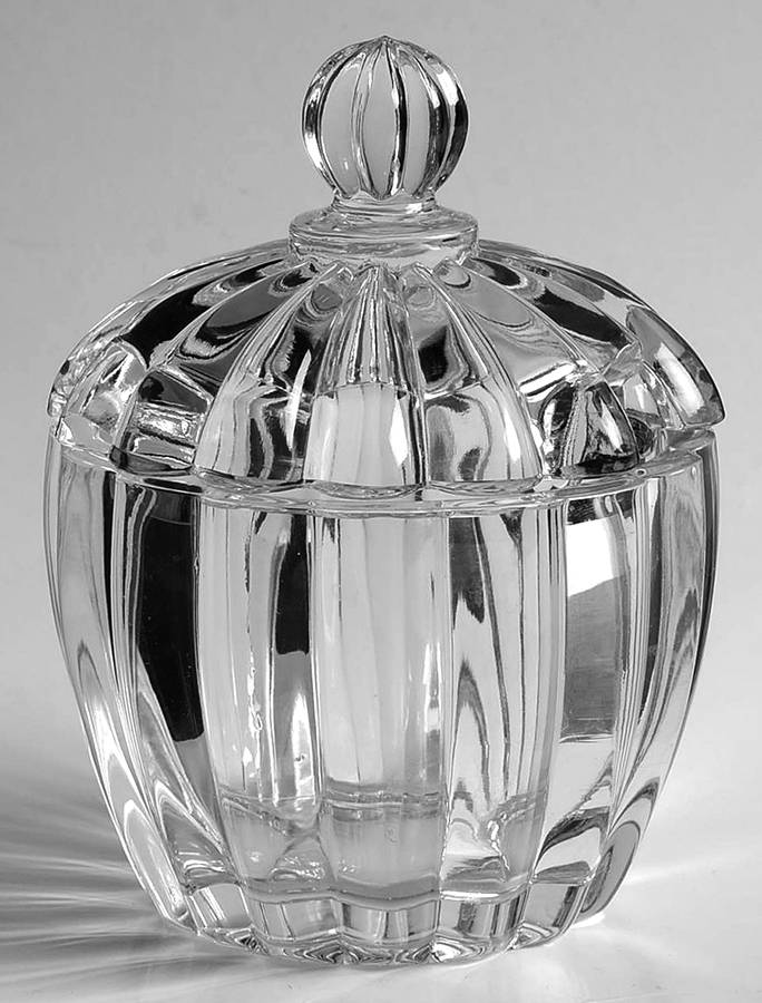 Crystolite (Pressed & Thin Blown) Marmalade & Lid by Heisey-1