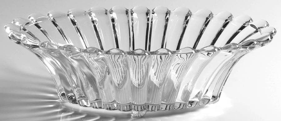 Crystolite (Pressed & Thin Blown) 13" Oval Bowl by Heisey-1