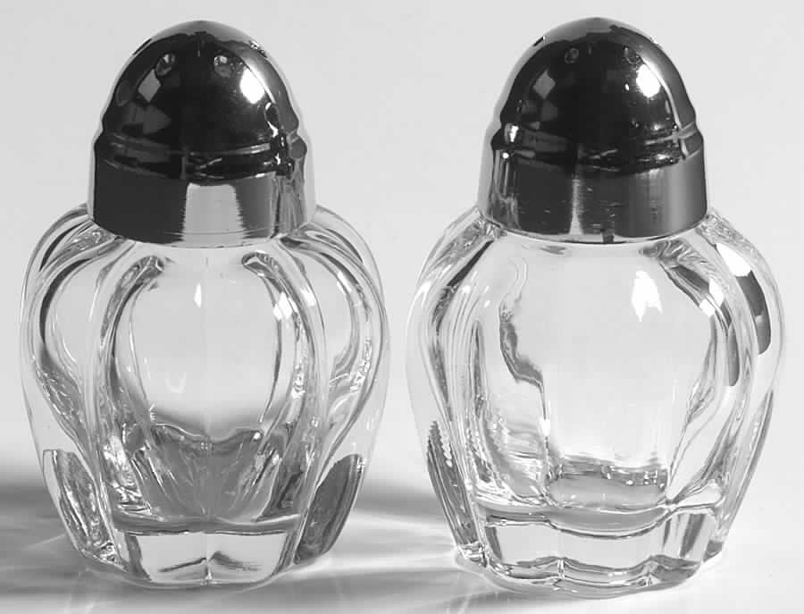 Crystolite (Pressed & Thin Blown) Shaker Set w/Metal Lids by Heisey-1