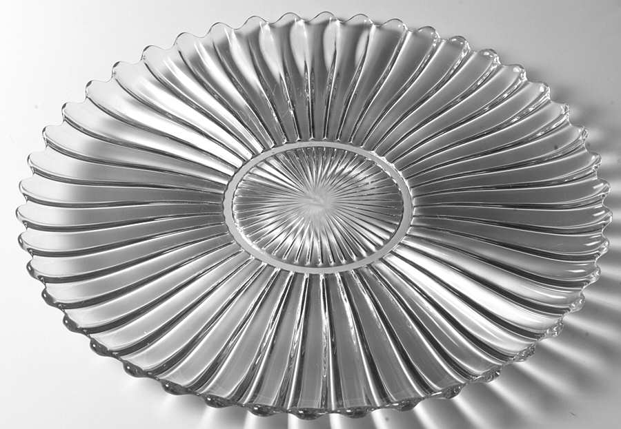 Crystolite (Pressed & Thin Blown) 19" Torte Plate by Heisey-1