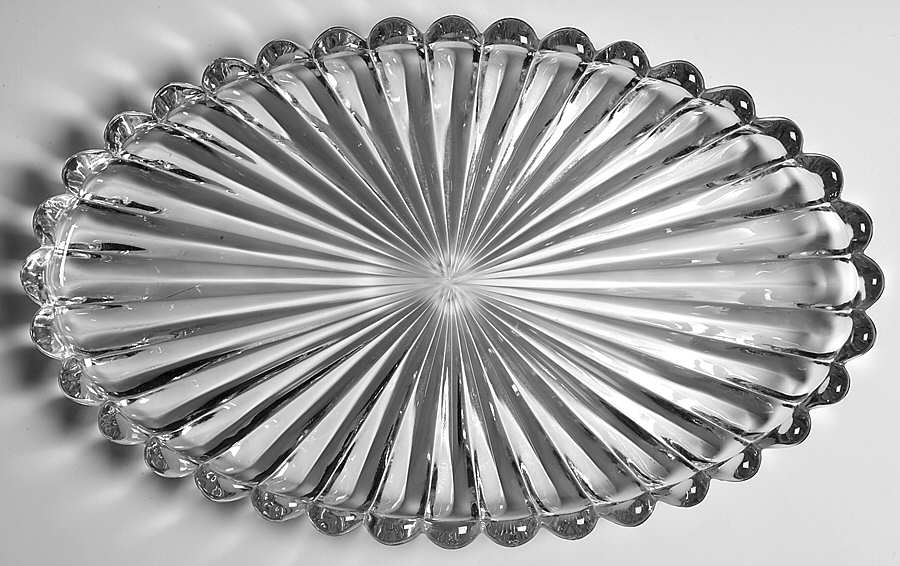 Crystolite (Pressed & Thin Blown) Oval Tray by Heisey-1