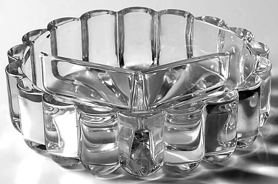 Crystolite (Pressed & Thin Blown) 3-Part Candy Box No Lid by Heisey-1