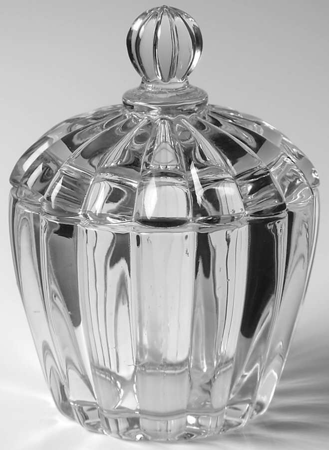 Crystolite (Pressed & Thin Blown) Cherry Jar & Lid by Heisey-1