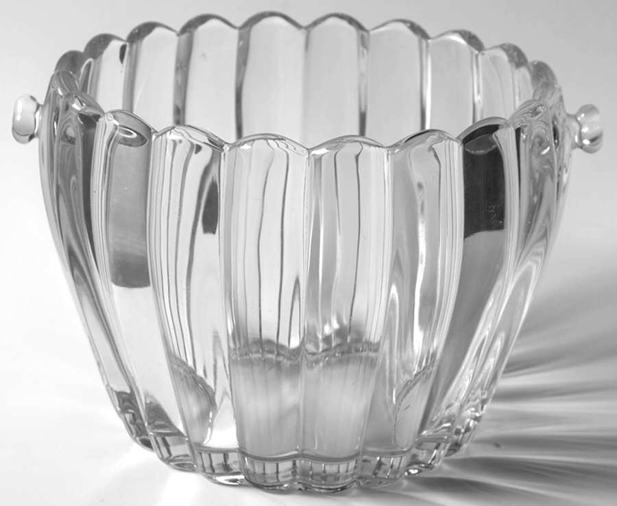 Crystolite (Pressed & Thin Blown) Ice Bucket, No Detachable Handle by Heisey-1