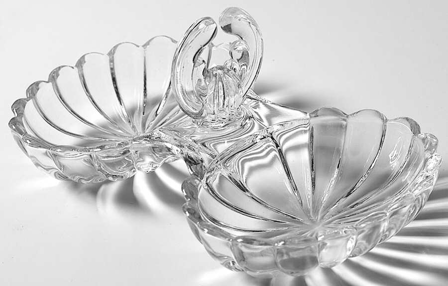 Crystolite (Pressed & Thin Blown) Handled 2-Part Conserve by Heisey-1