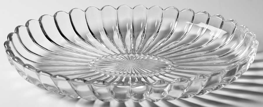 Crystolite (Pressed & Thin Blown) 12" Shallow Oval Bowl by Heisey-1