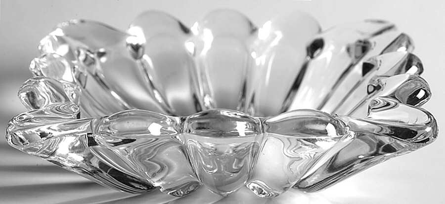 Crystolite (Pressed & Thin Blown) 4" Square Ashtray by Heisey-1