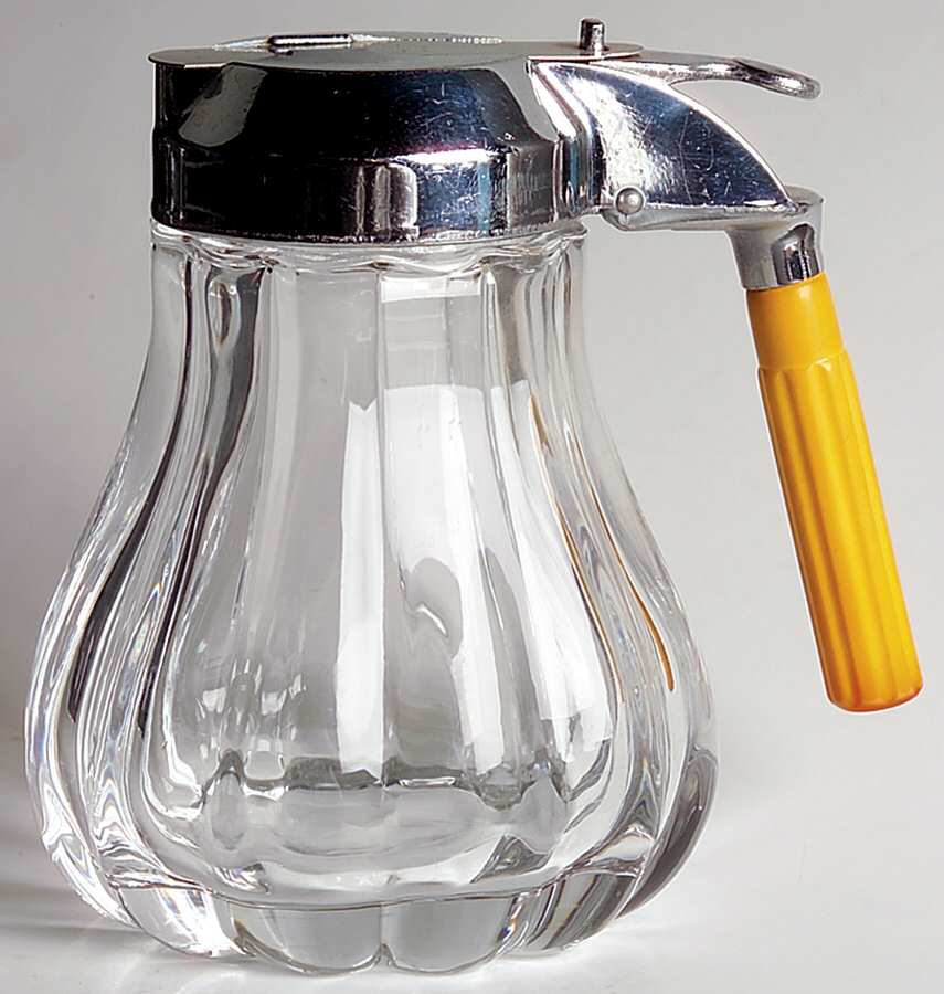 Crystolite (Pressed & Thin Blown) Syrup & Metal Lid by Heisey-1