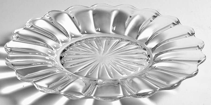 Crystolite (Pressed & Thin Blown) Luncheon Plate by Heisey-1