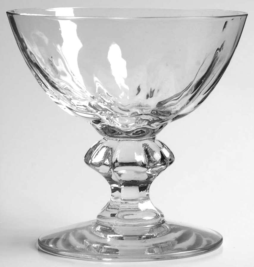 Crystolite (Pressed & Thin Blown) Champagne/Tall Sherbet by Heisey-1