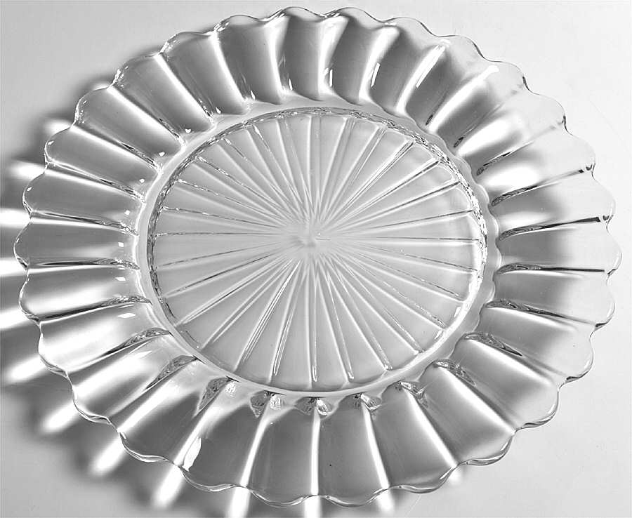 Crystolite (Pressed & Thin Blown) Dinner Plate by Heisey-1