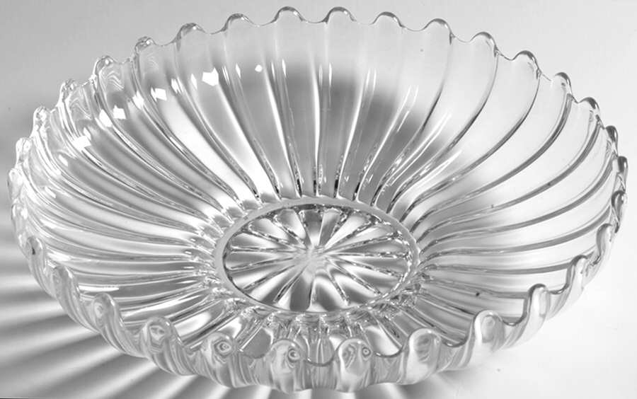 Crystolite (Pressed & Thin Blown) 11" Floral Bowl by Heisey-1