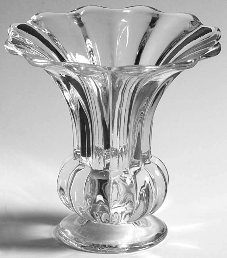 Crystolite (Pressed & Thin Blown) Candle Vase by Heisey-1