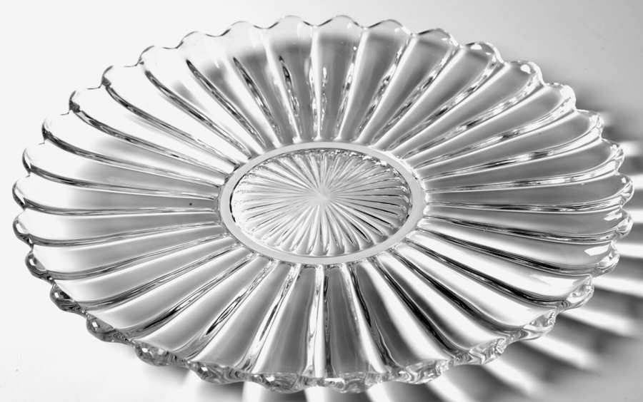 Crystolite (Pressed & Thin Blown) Party Serving Plate by Heisey-1